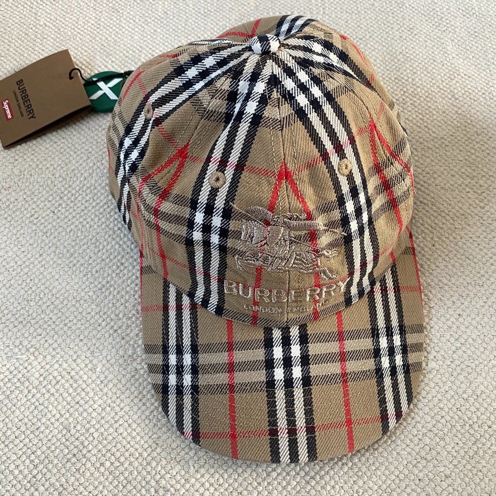 Supreme x Burberry | Denim 6-Panel 'Beige'